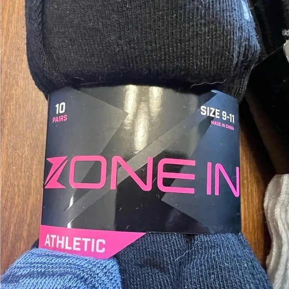 Women's Athletic Socks - Black, White, Gray - Picture 7 of 7
